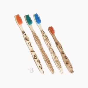 bamboo toothbrushes 4 pack
