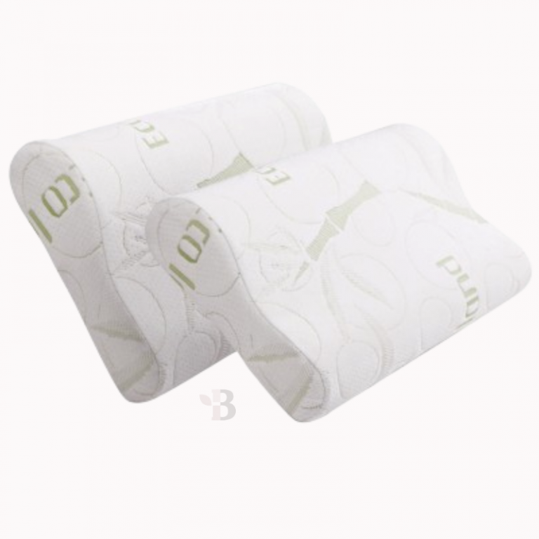 Contour Bamboo Pillow with Memory Foam Bamboo Baby & Kids