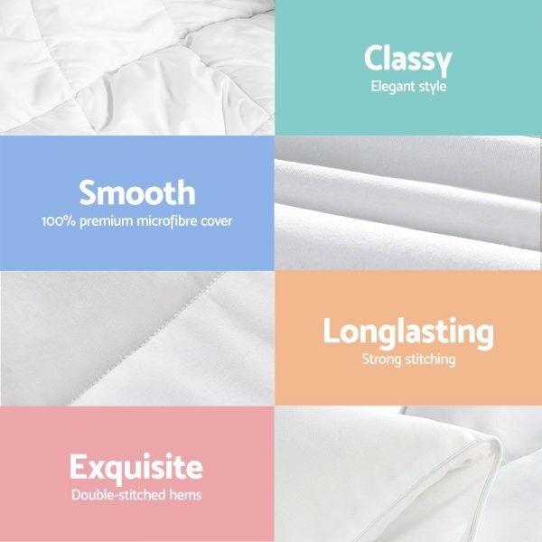 Bamboo Microfibre Quilt - White