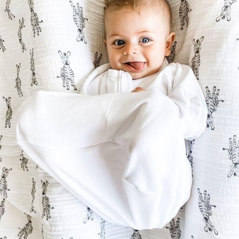 Bamboo Swaddle Bag - Bright White
