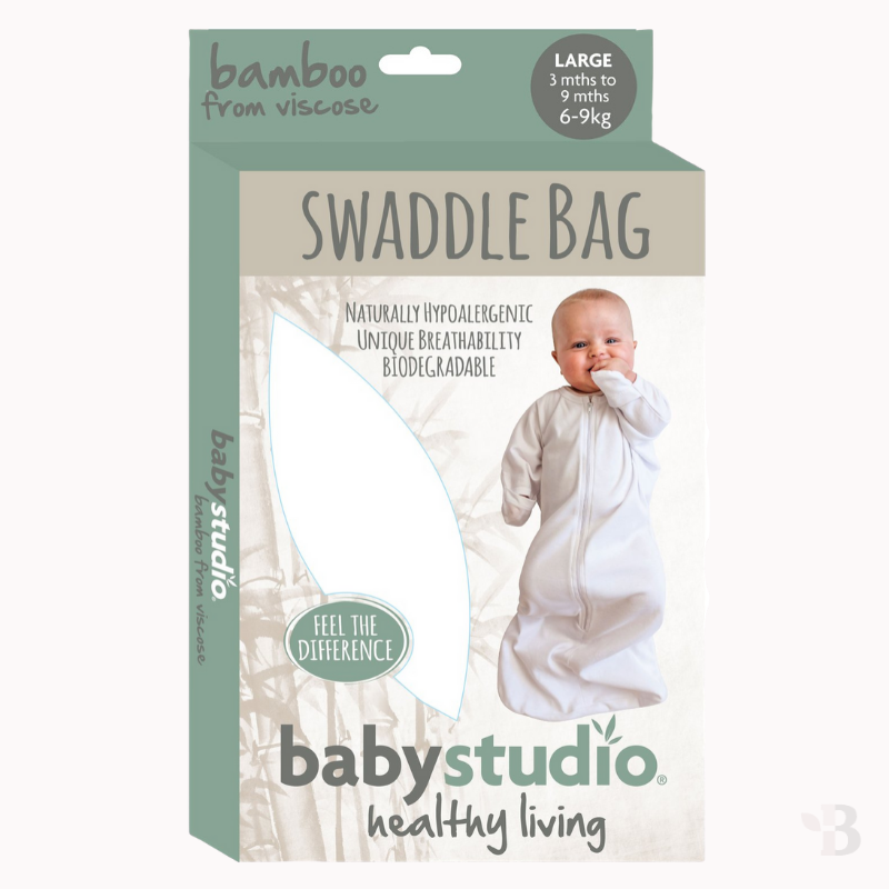 Bamboo Swaddle Bag - Bright White