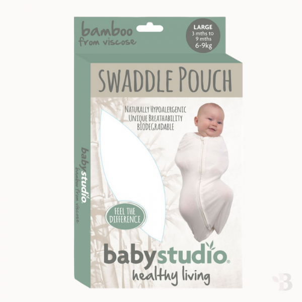Bamboo Swaddle Pouch - Navy