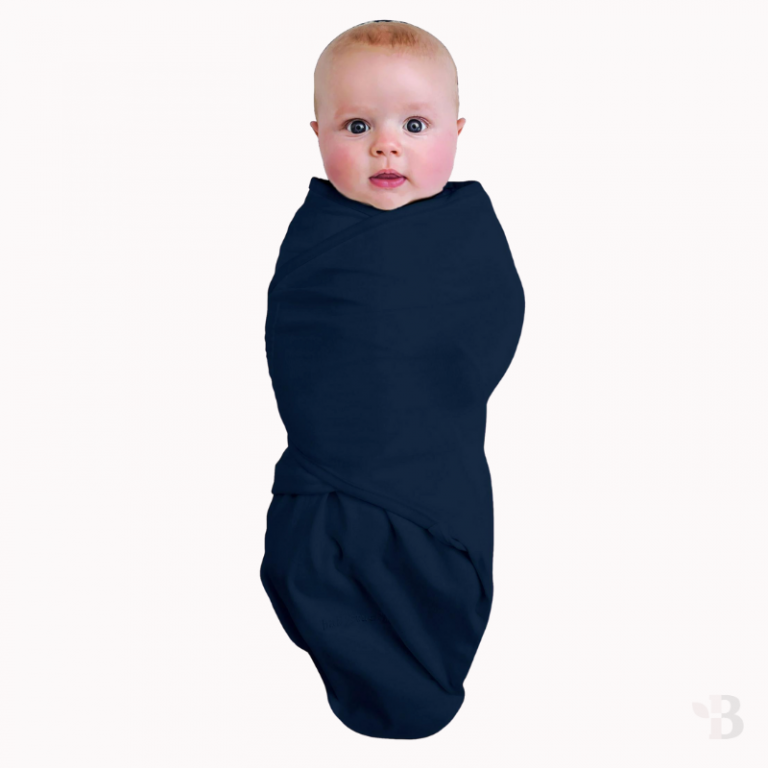 Bamboo Swaddle Wrap Navy Baby Wraps Bamboo Baby & Kids