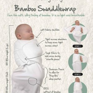 Bamboo Swaddle Wrap - Warm Grey