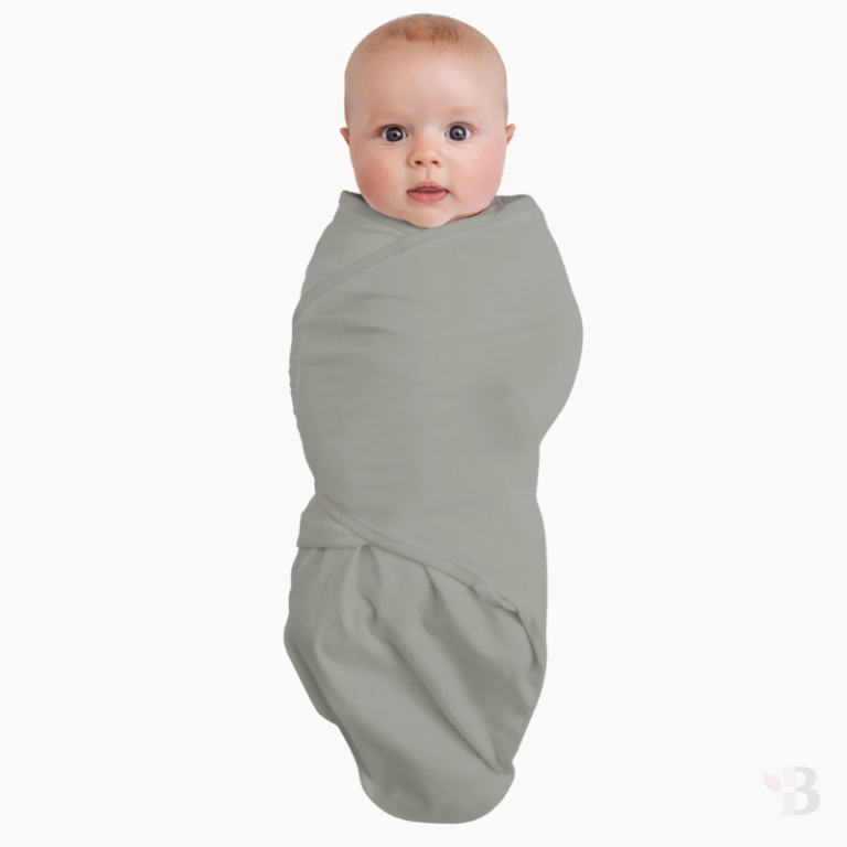 Bamboo Swaddle Wrap - Warm Grey | Baby Wraps | Bamboo Baby & Kids