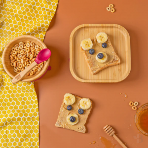 Bamboo Open Square Kids Meal Set